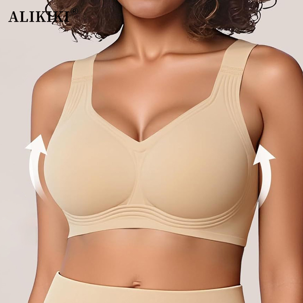 Bralette Wireless Soft - Soutien-gorge push-up sans coutures, sans armatures,