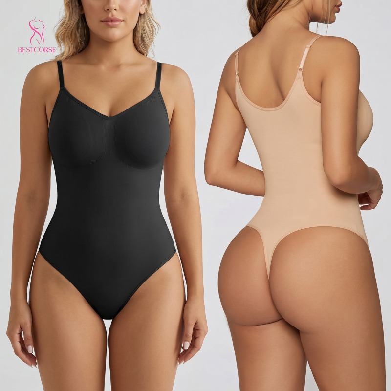 Shapewear Bodysuit Firm - Body Femme Noir Body Gainant Sculptant,Body