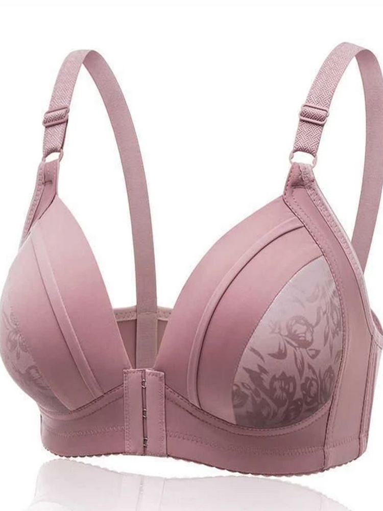 Bralette Wireless Soft - Soutien-gorge push-up à fermeture frontale pour